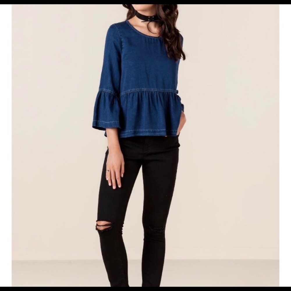 Francesca's peplum blouse
